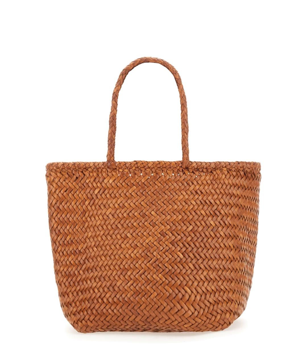 Dragon Diffusion Коричневая кожаная сумка через плечо, фото 1