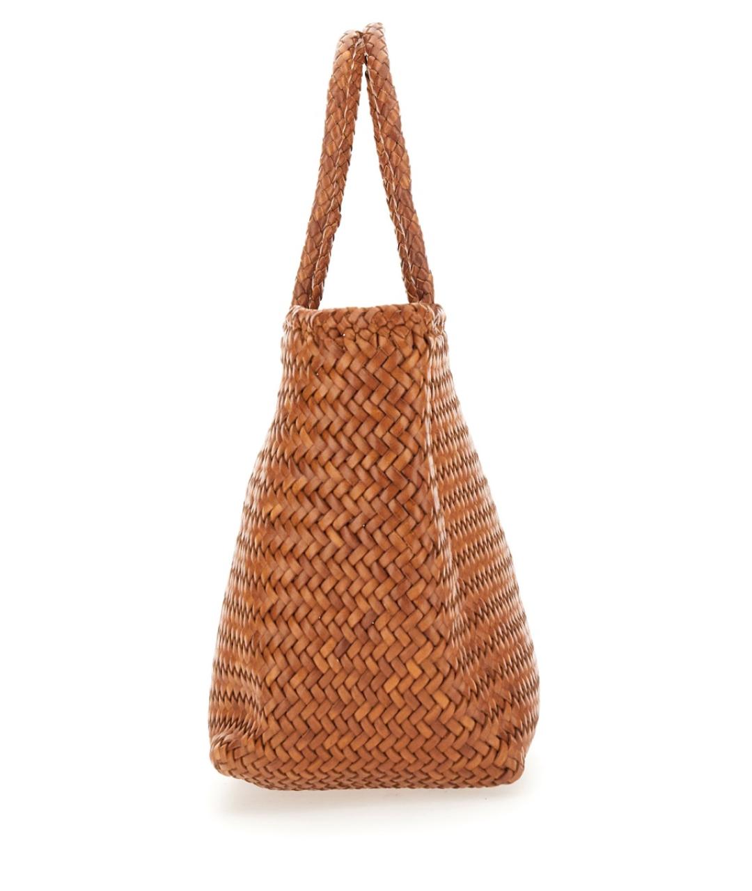 Dragon Diffusion Коричневая кожаная сумка через плечо, фото 3