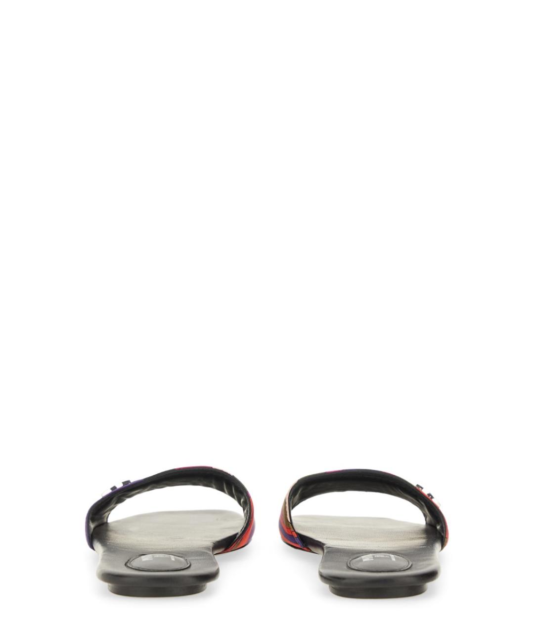 PUCCI Мульти текстильные шлепанцы, фото 3