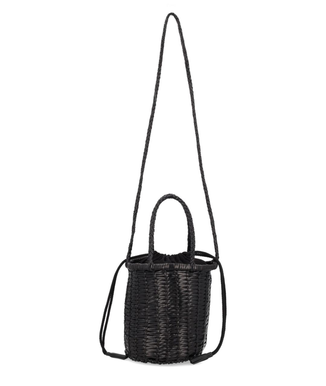 Dragon Diffusion Черная кожаная сумка через плечо, фото 2