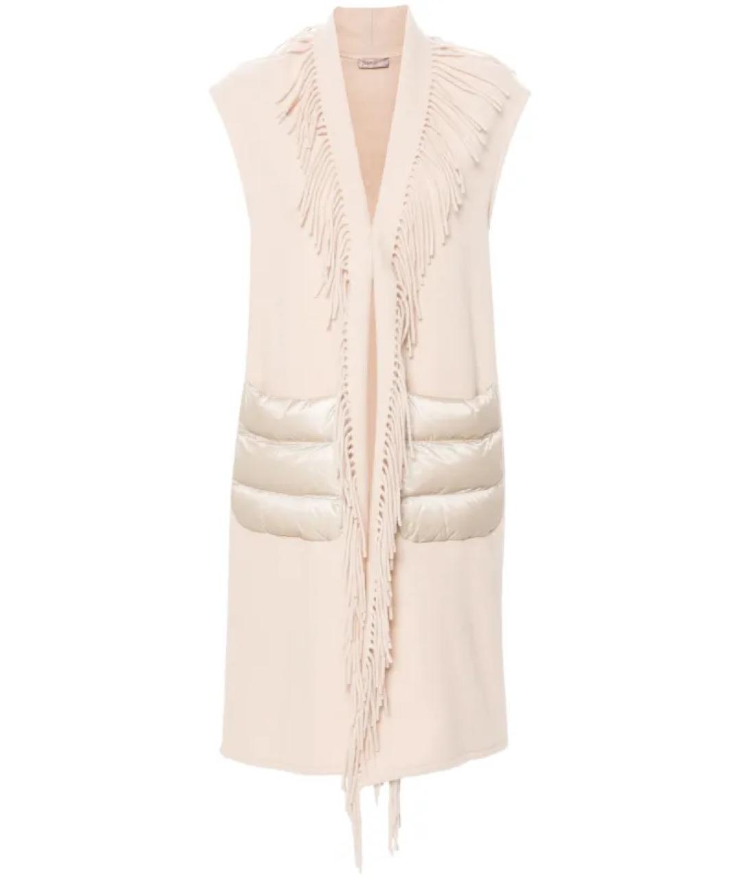 HERNO Розовый шерстяной жилет, фото 1