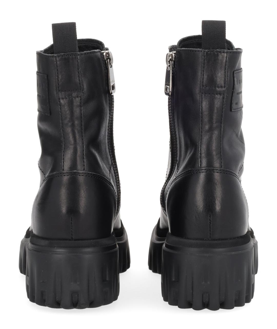 HOGAN Черные кожаные ботинки, фото 4