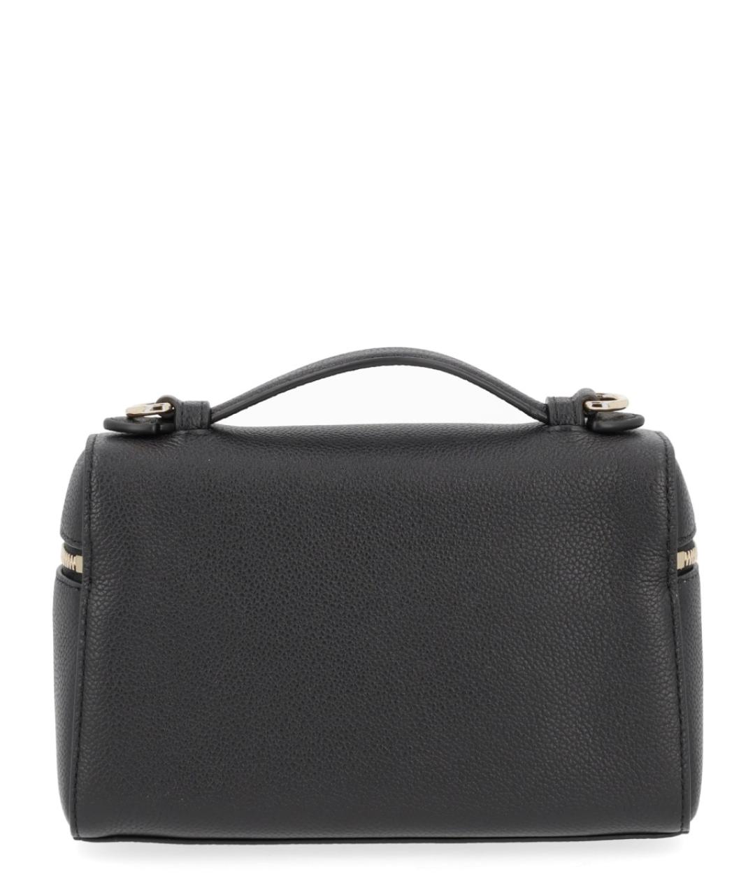 TORY BURCH Черная кожаная сумка через плечо, фото 3