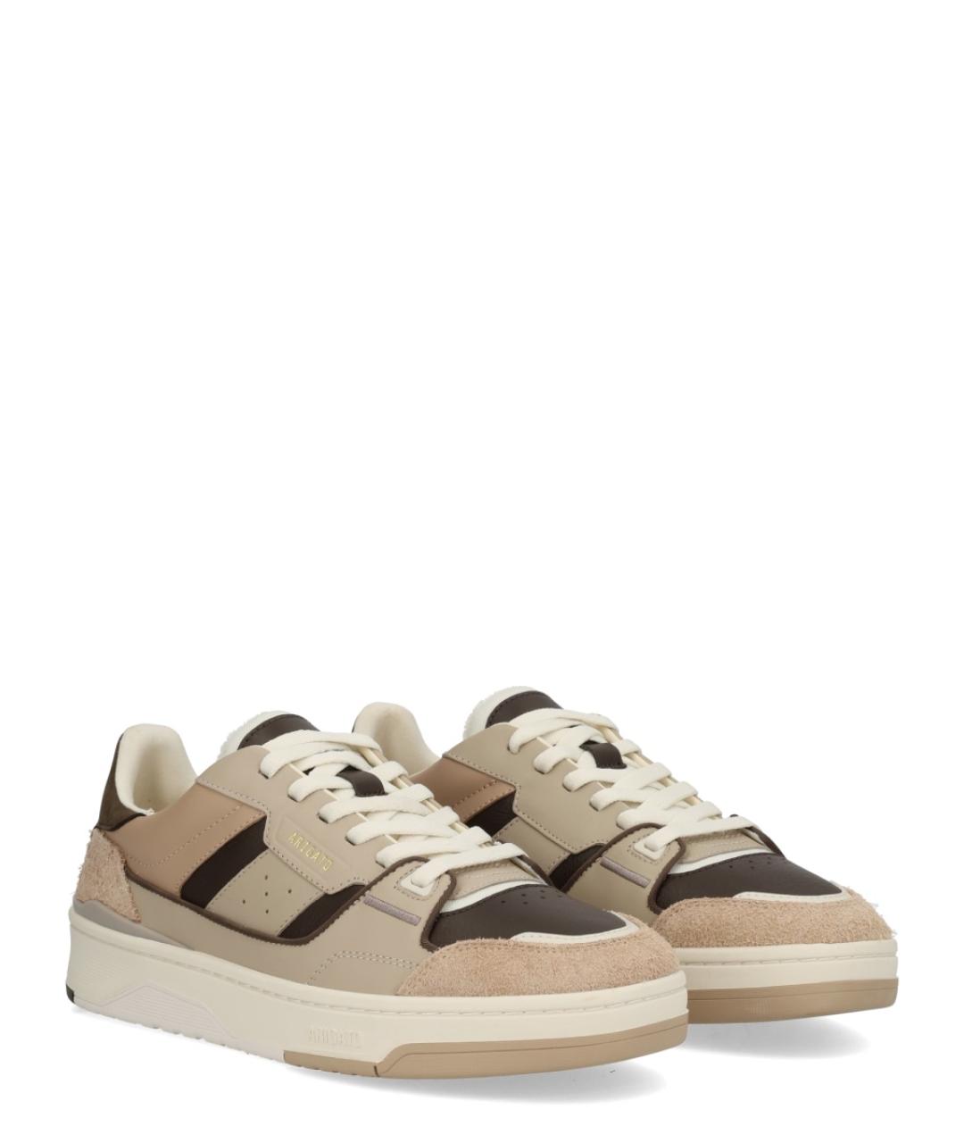 AXEL ARIGATO Бежевые кожаные низкие кроссовки / кеды, фото 2