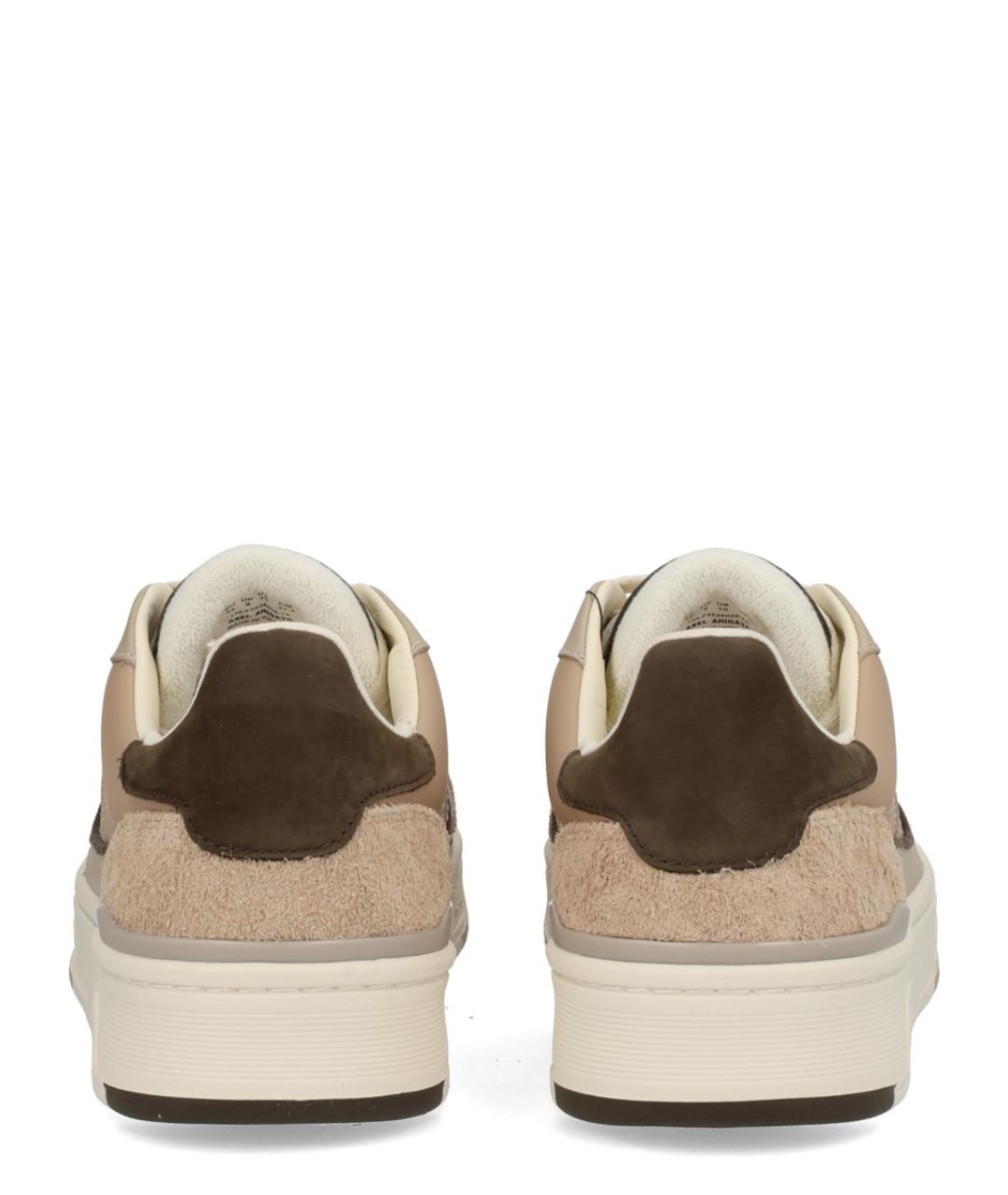 AXEL ARIGATO Бежевые кожаные низкие кроссовки / кеды, фото 4