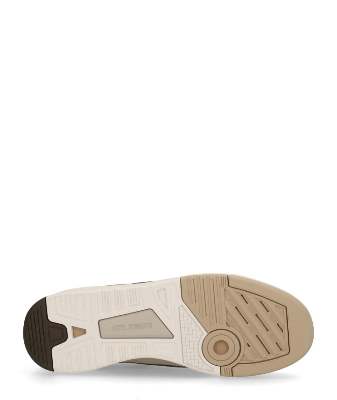 AXEL ARIGATO Бежевые кожаные низкие кроссовки / кеды, фото 6