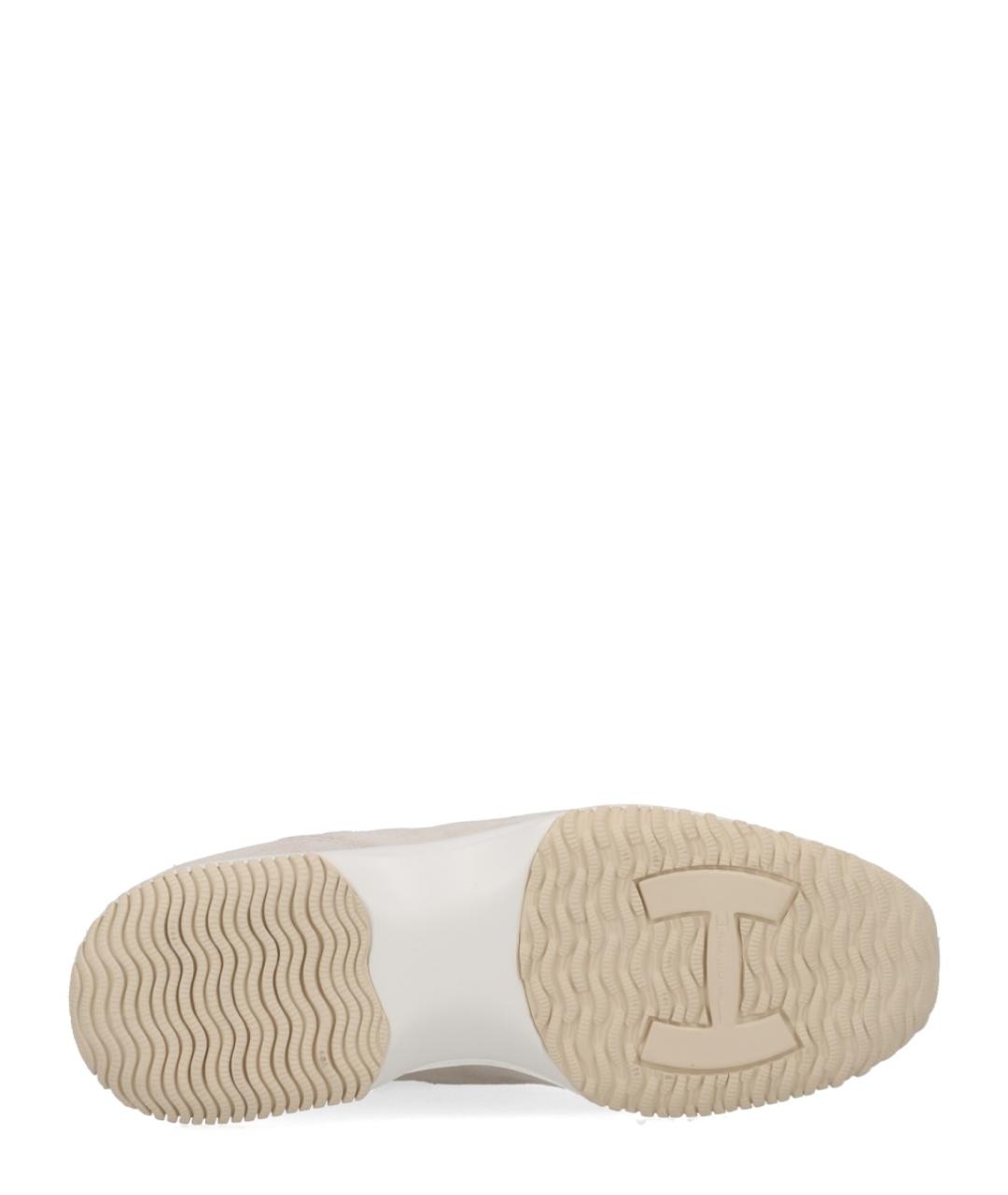 HOGAN Серые кожаные кроссовки, фото 6