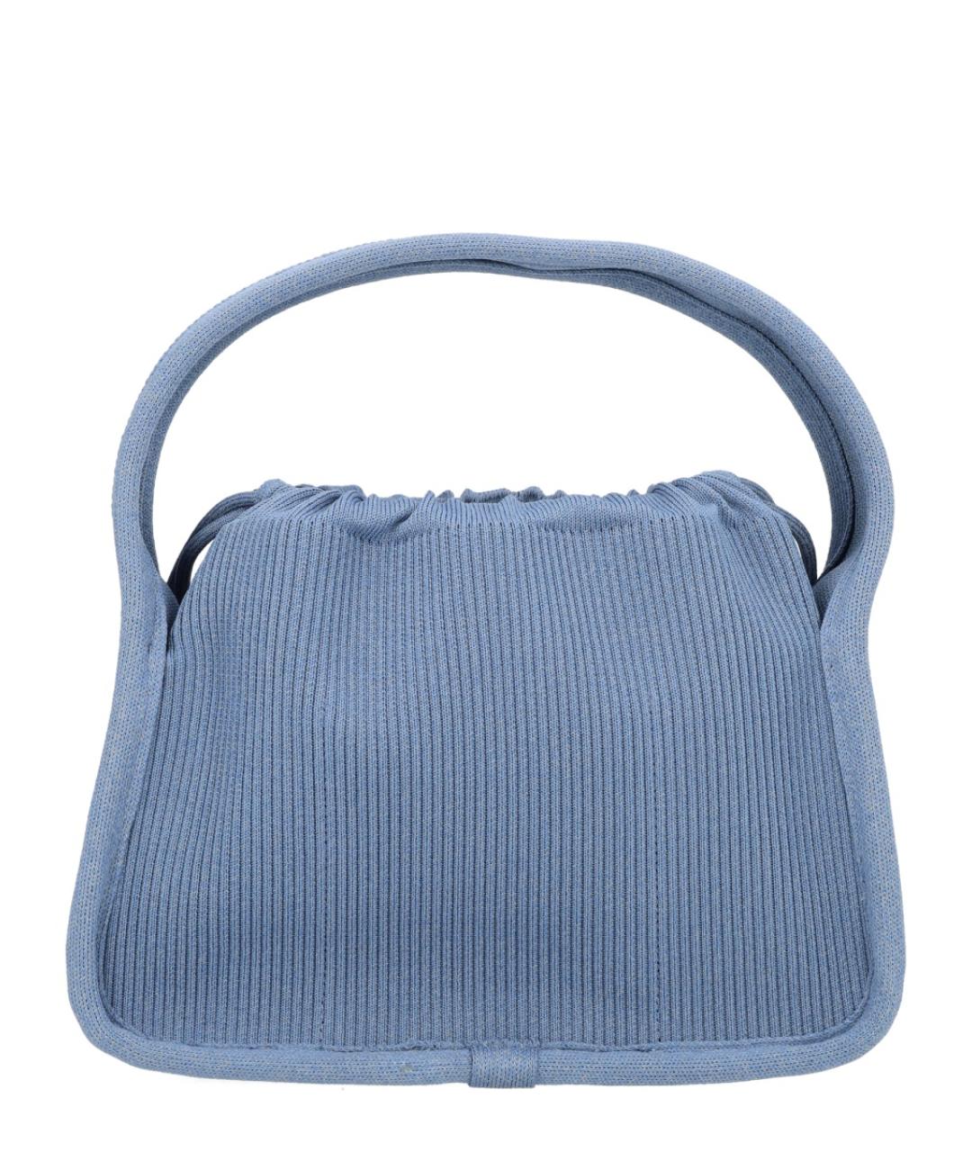 ALEXANDER WANG Синяя синтетическая сумка с короткими ручками, фото 2