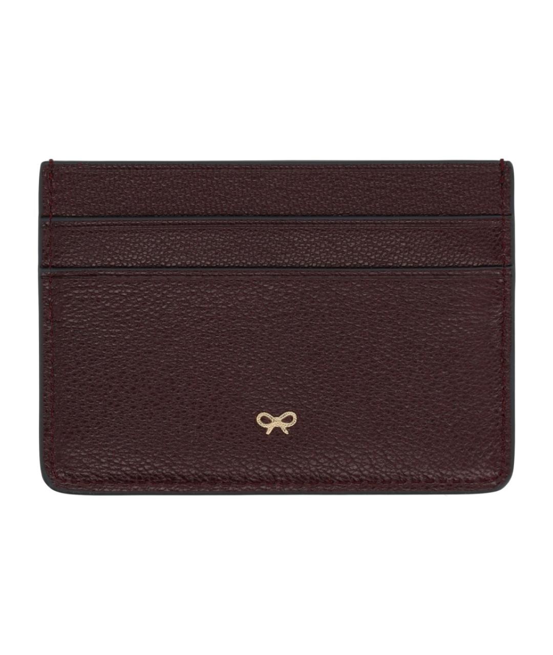 ANYA HINDMARCH Коричневый кожаный кардхолдер, фото 2