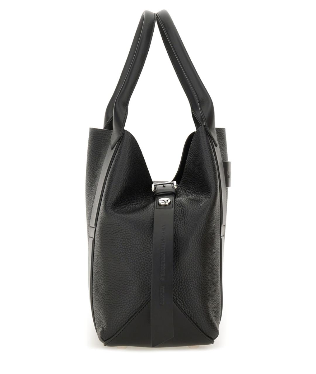 HOGAN Черная кожаная сумка тоут, фото 5