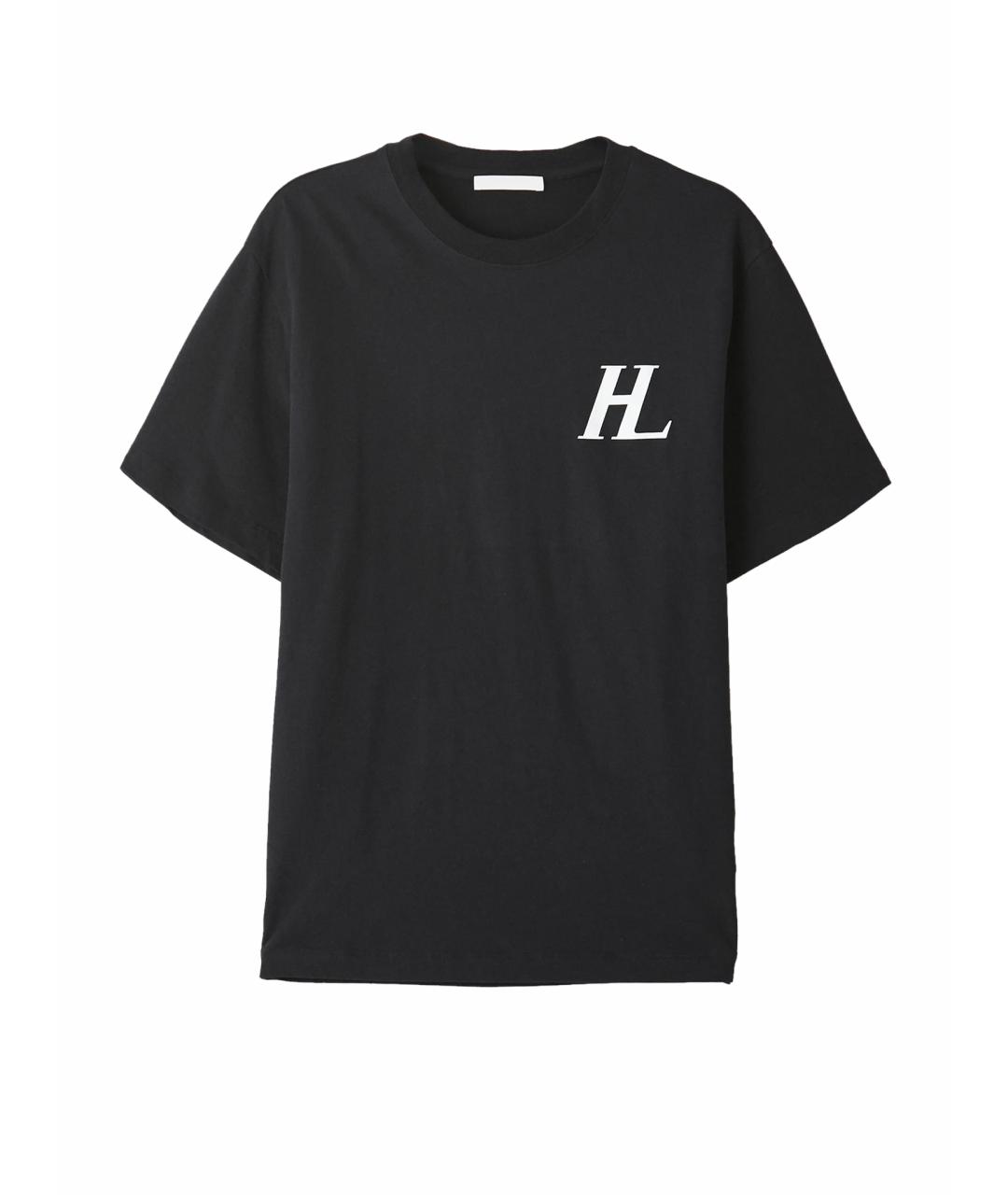 HELMUT LANG Черная хлопковая футболка, фото 1