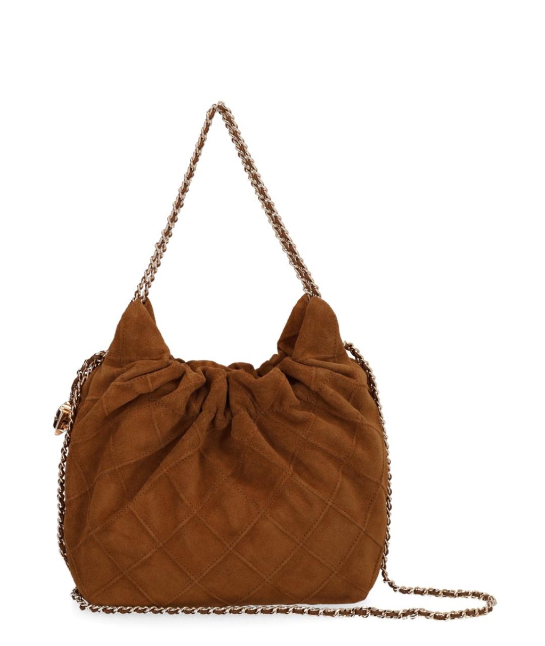 TORY BURCH Коричневая кожаная сумка через плечо, фото 3