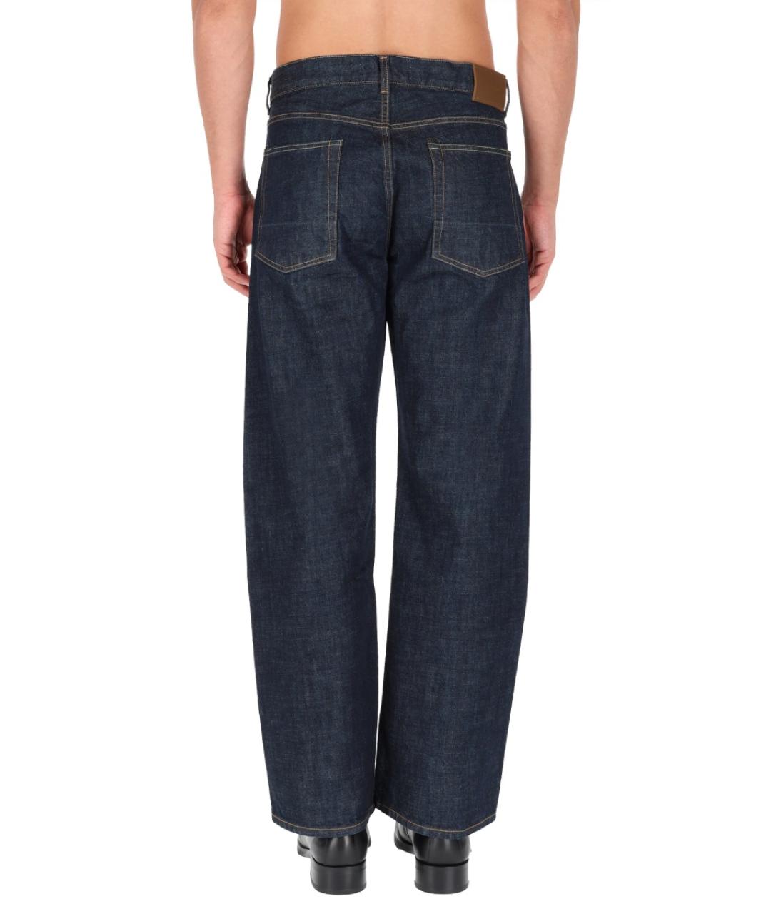 OUR LEGACY Синие хлопковые прямые джинсы, фото 6