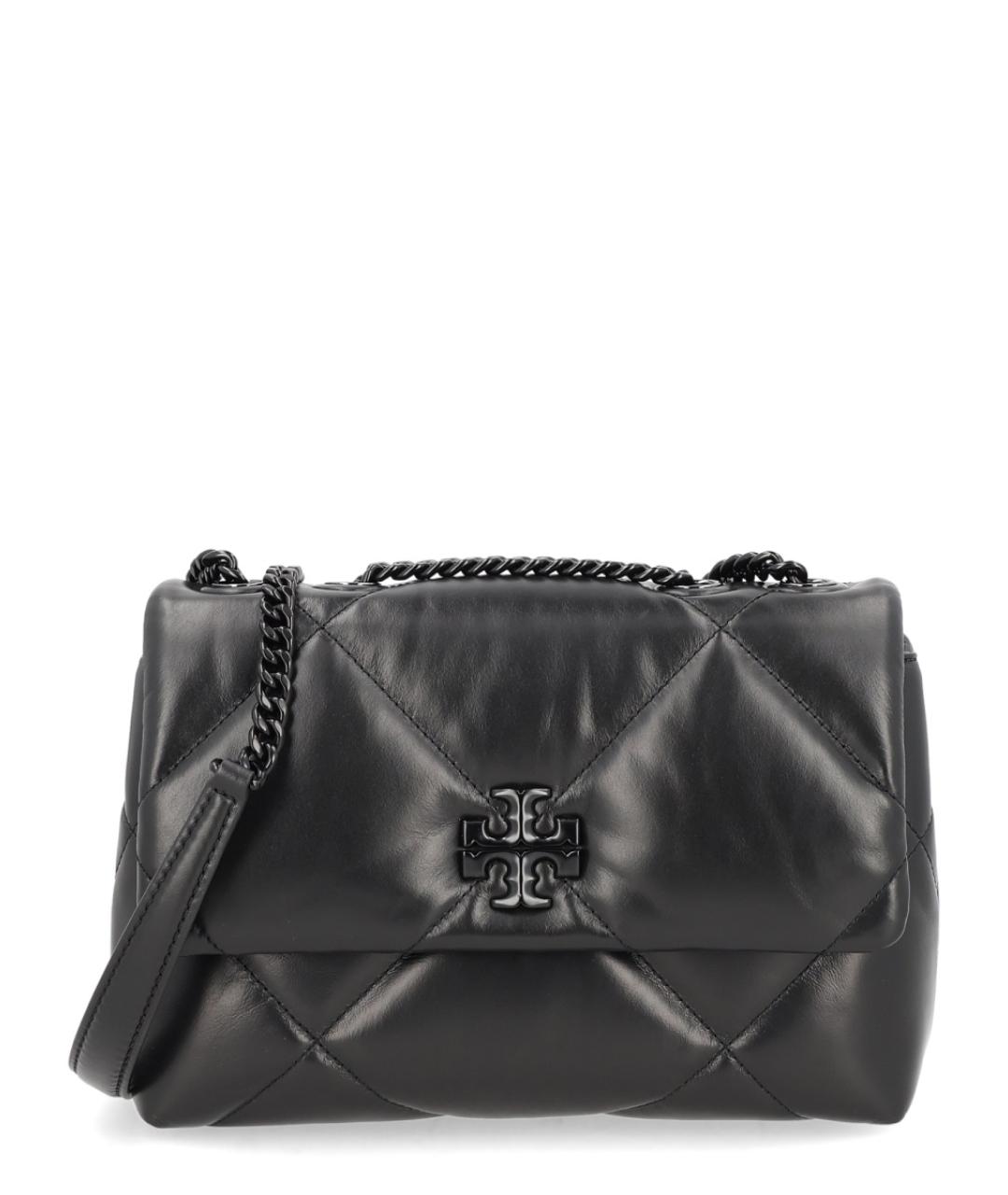 TORY BURCH Черная кожаная сумка через плечо, фото 1