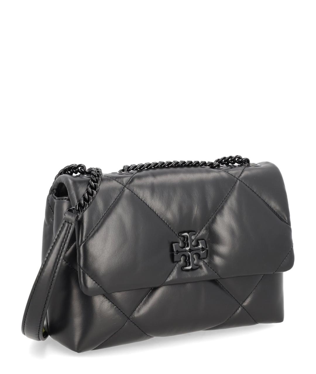 TORY BURCH Черная кожаная сумка через плечо, фото 2