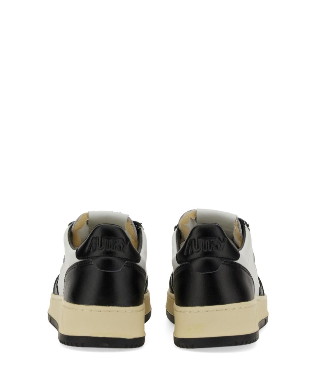 AUTRY Черные кожаные низкие кроссовки / кеды, фото 4