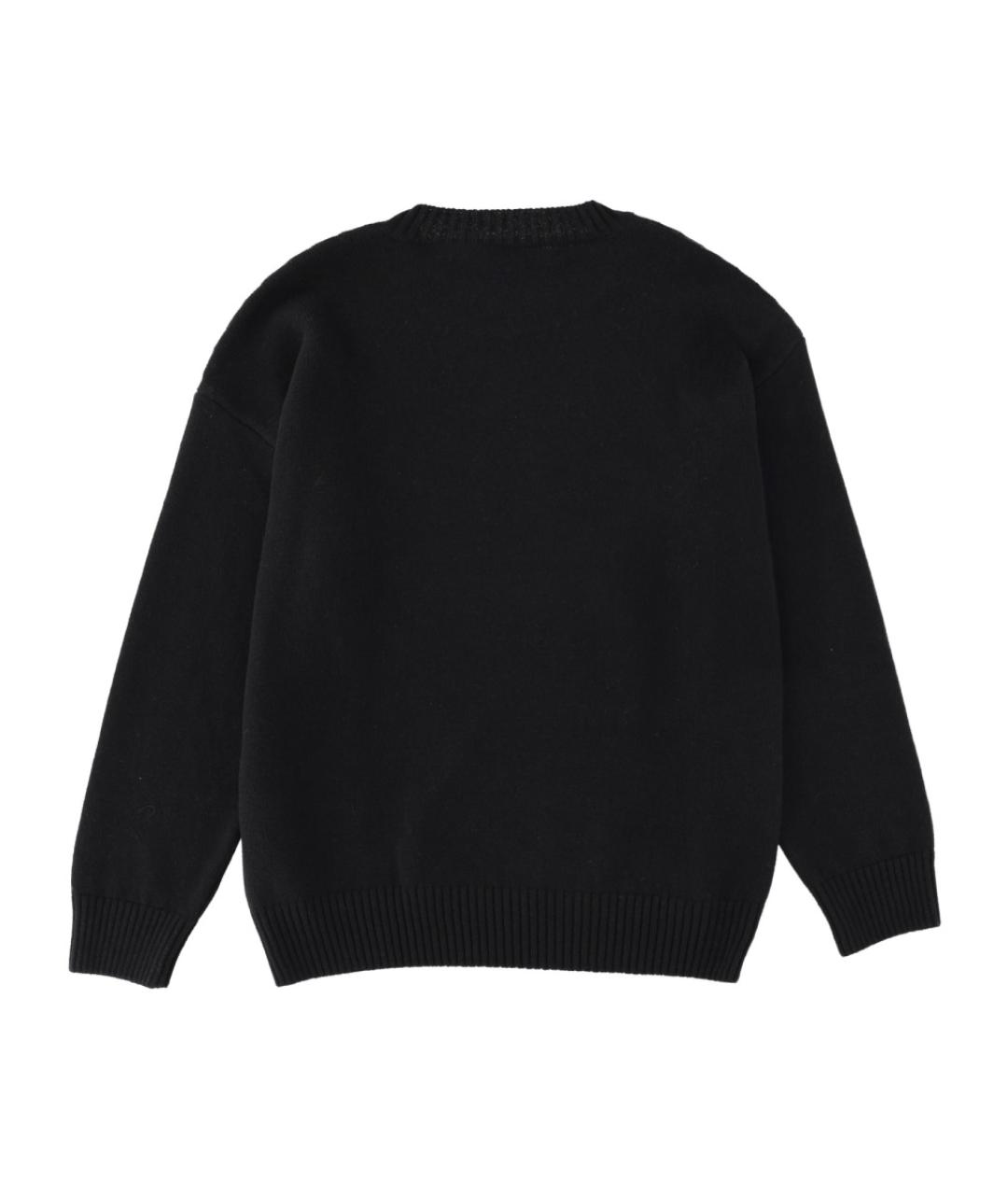 MSGM Черный шерстяной джемпер / свитер, фото 2