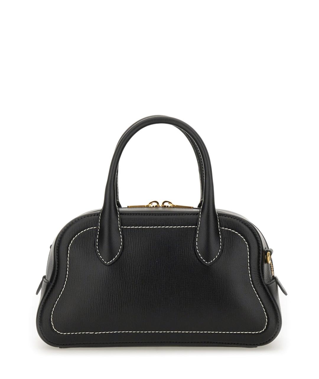 BALLY Черная кожаная сумка тоут, фото 4