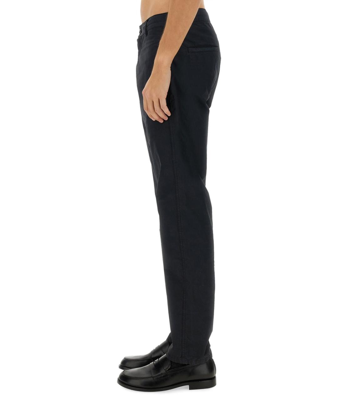 ASPESI Синие хлопковые повседневные брюки, фото 4