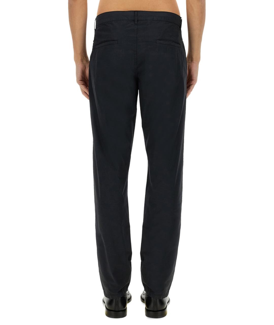 ASPESI Синие хлопковые повседневные брюки, фото 3