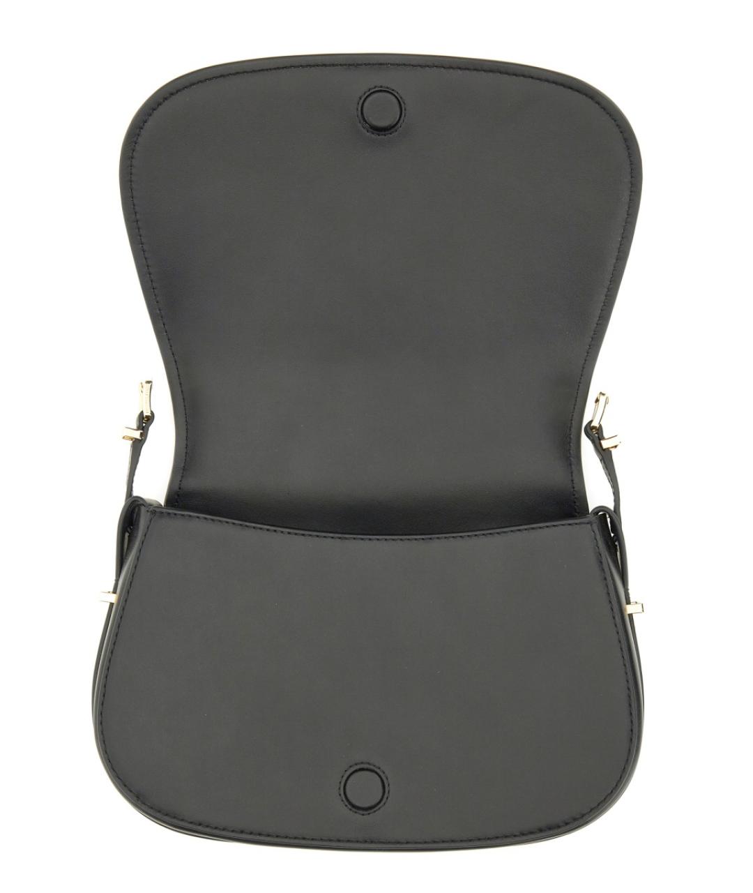 MICHAEL KORS Черная кожаная сумка через плечо, фото 3