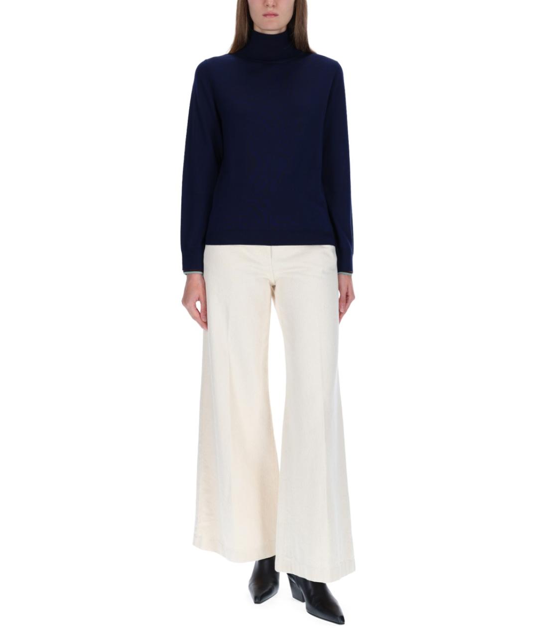 PAUL SMITH Синий шерстяной джемпер / свитер, фото 2