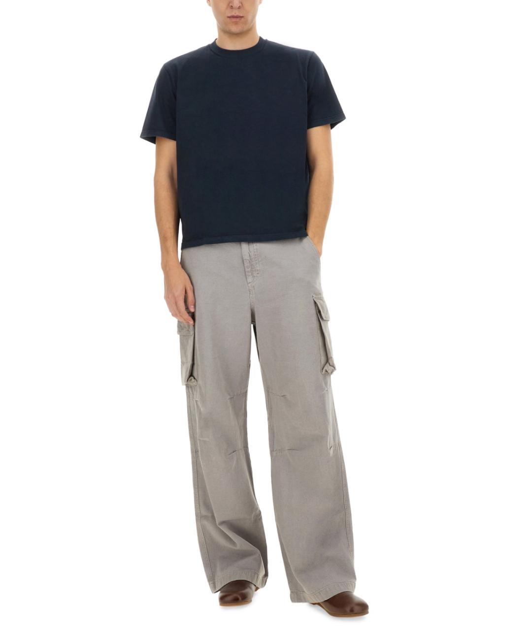 OUR LEGACY Серые хлопковые повседневные брюки, фото 3