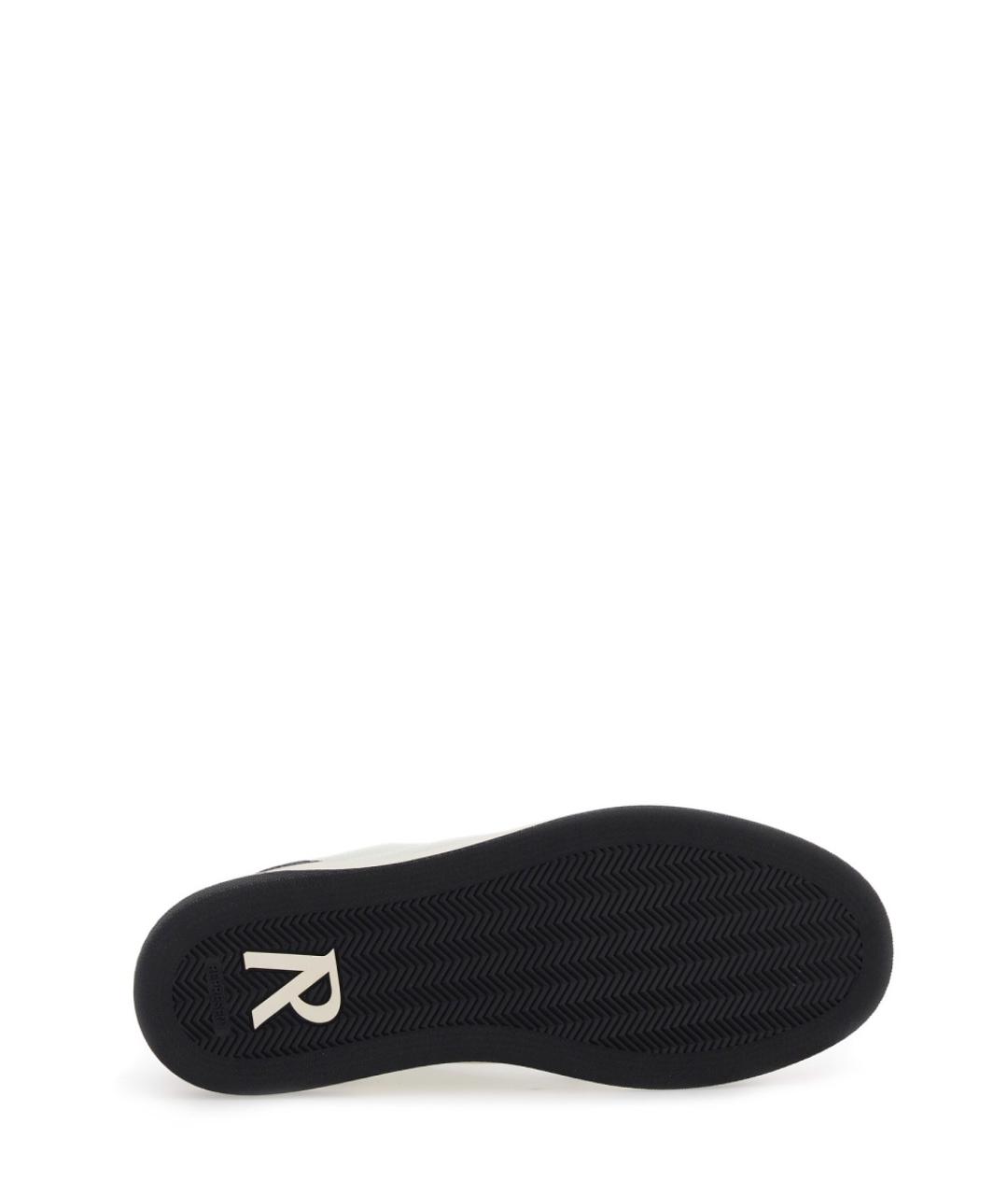 REPRESENT Черные кожаные низкие кроссовки / кеды, фото 5