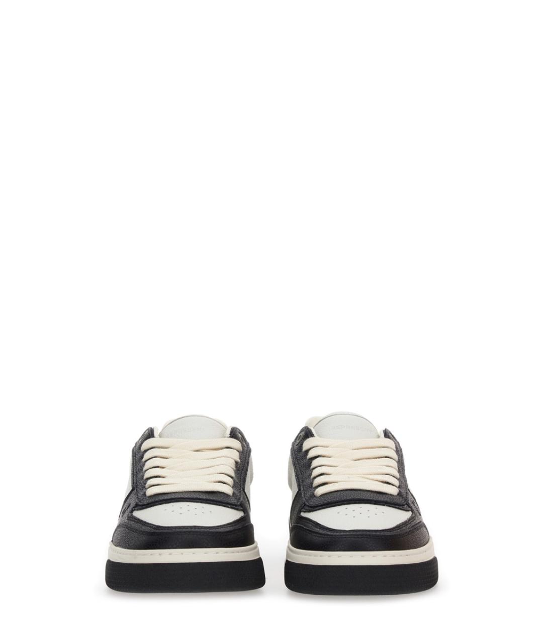 REPRESENT Черные кожаные низкие кроссовки / кеды, фото 4