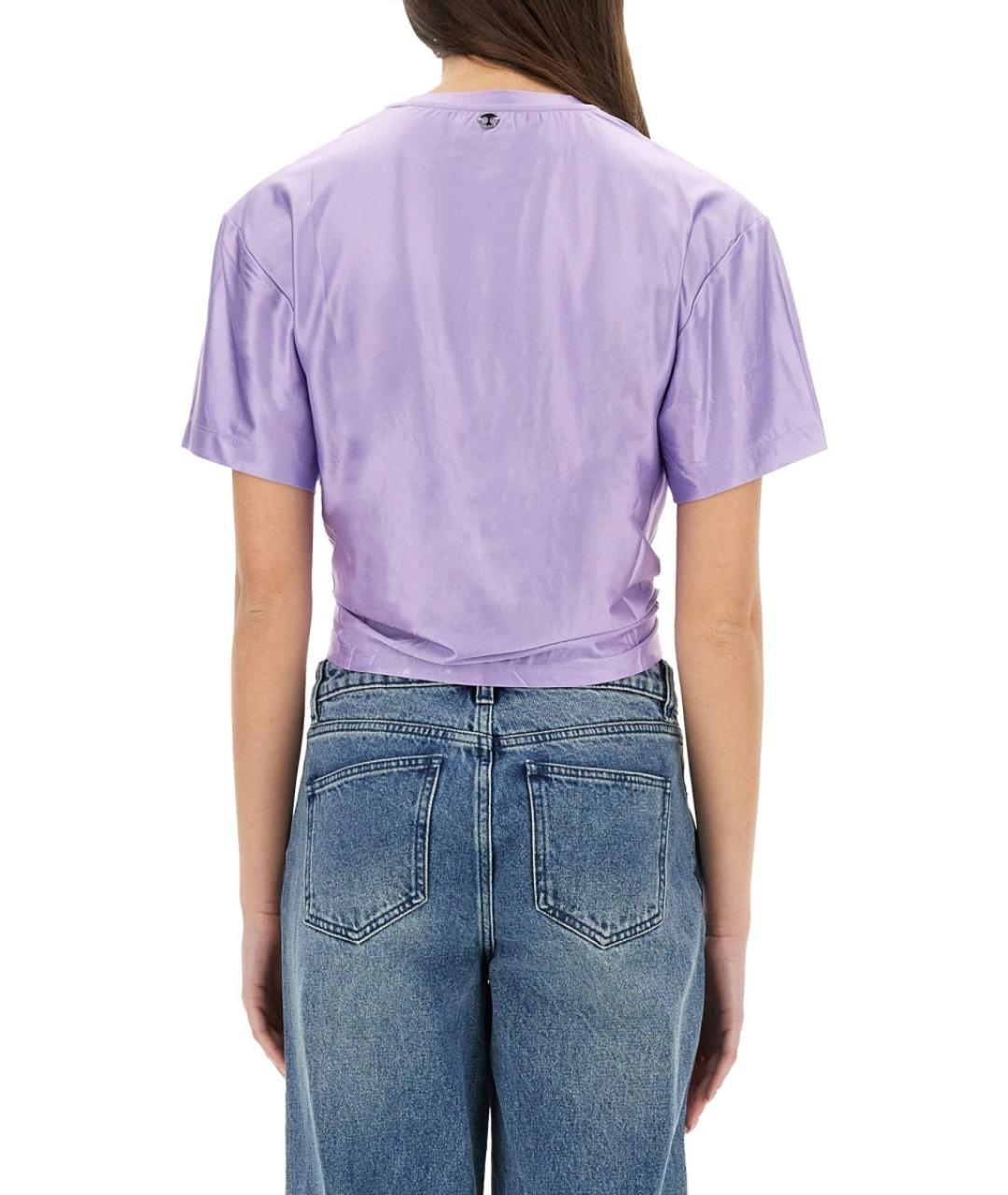 PACO RABANNE Фиолетовая вискозная блузы, фото 4