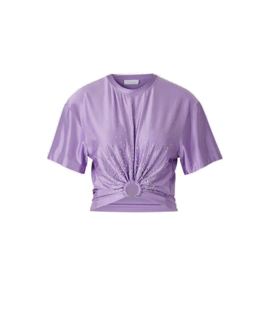 PACO RABANNE Фиолетовая вискозная блузы, фото 1
