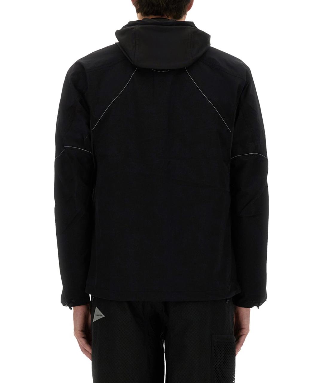 AND WANDER Черная полиамидовая куртка, фото 3