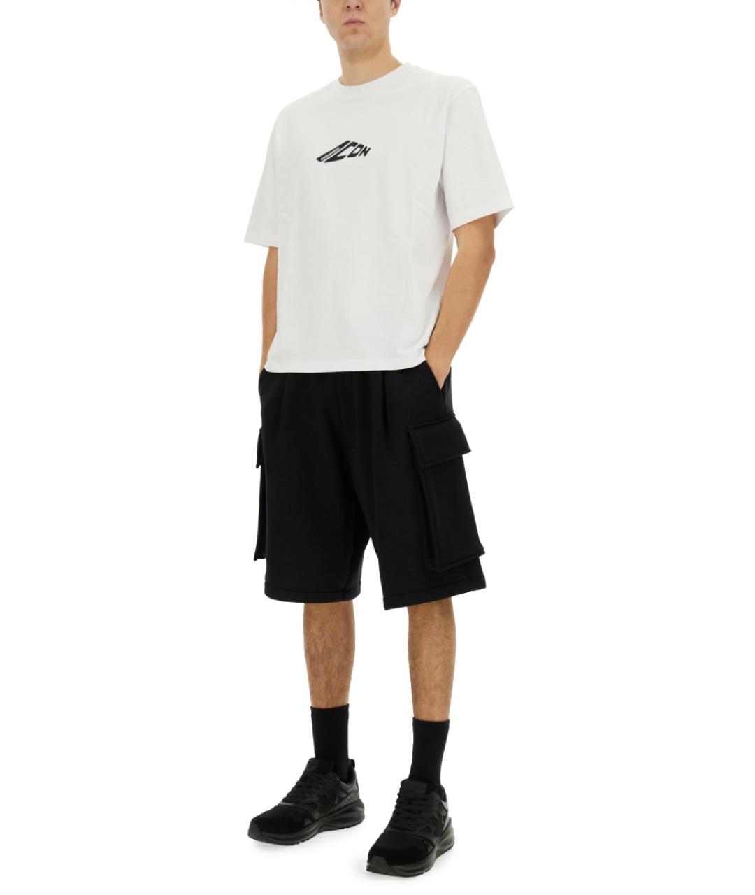 DSQUARED2 Черные хлопковые шорты, фото 2