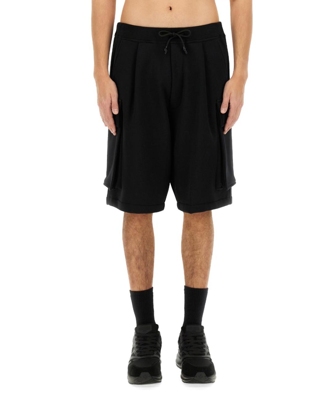 DSQUARED2 Черные хлопковые шорты, фото 5