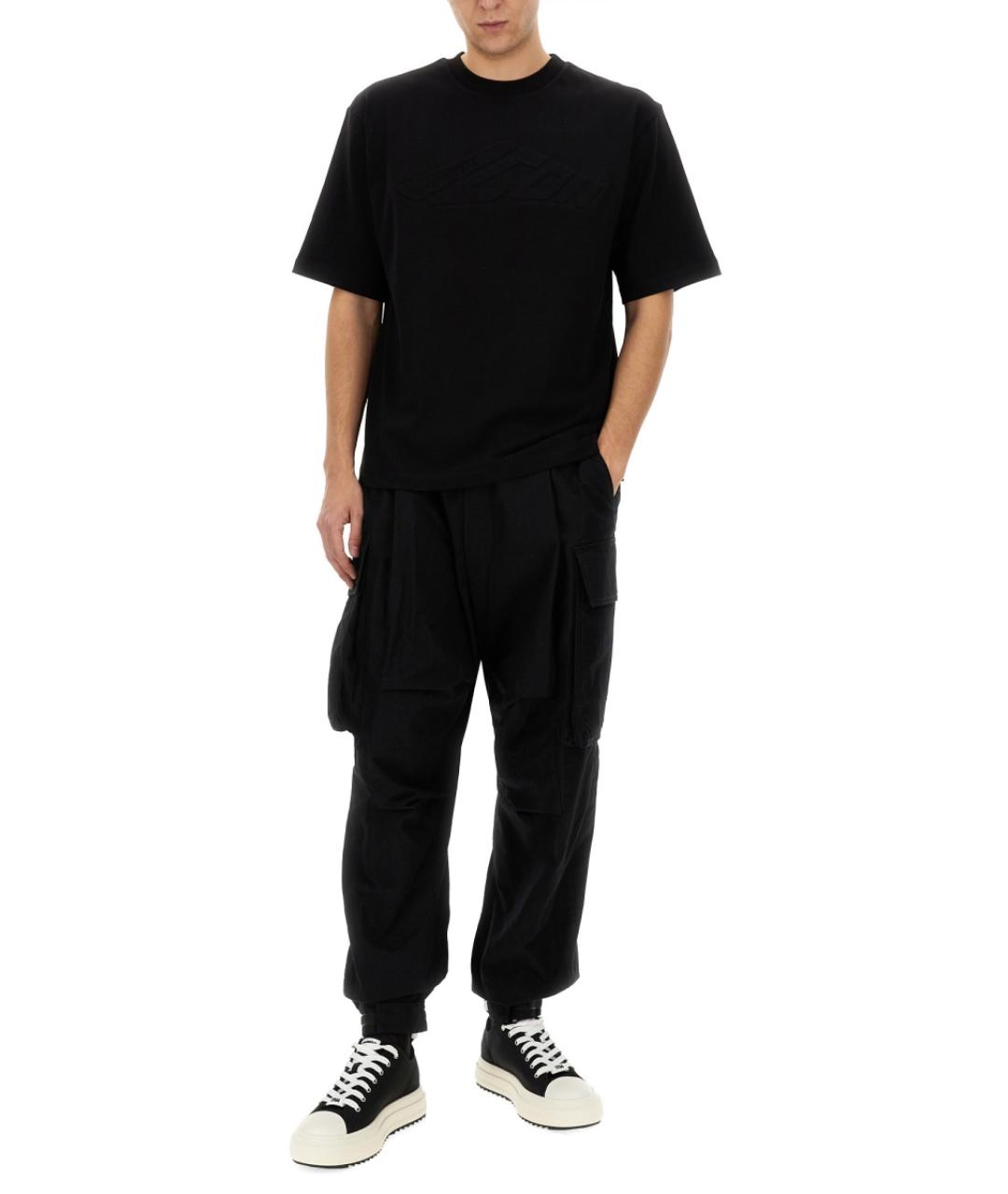 DSQUARED2 Черная хлопковая футболка, фото 2