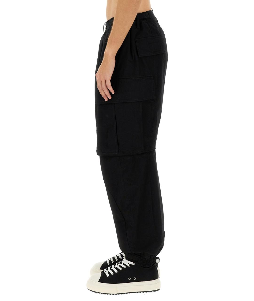 DSQUARED2 Черные хлопковые повседневные брюки, фото 5