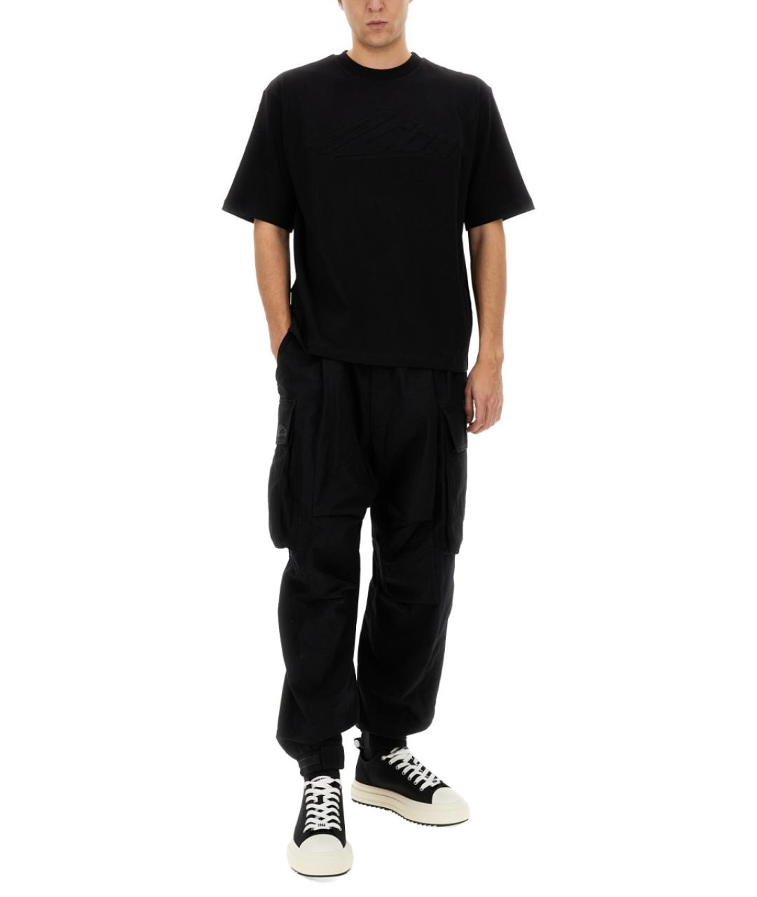 DSQUARED2 Черные хлопковые повседневные брюки, фото 3
