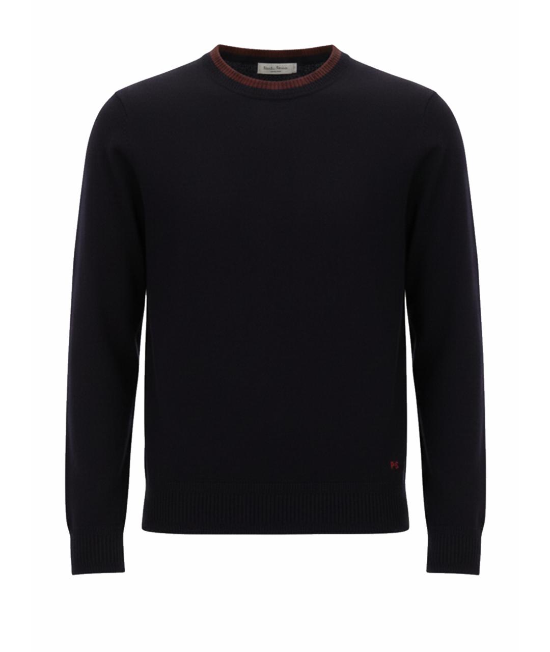 PS BY PAUL SMITH Темно-синий шерстяной джемпер / свитер, фото 1
