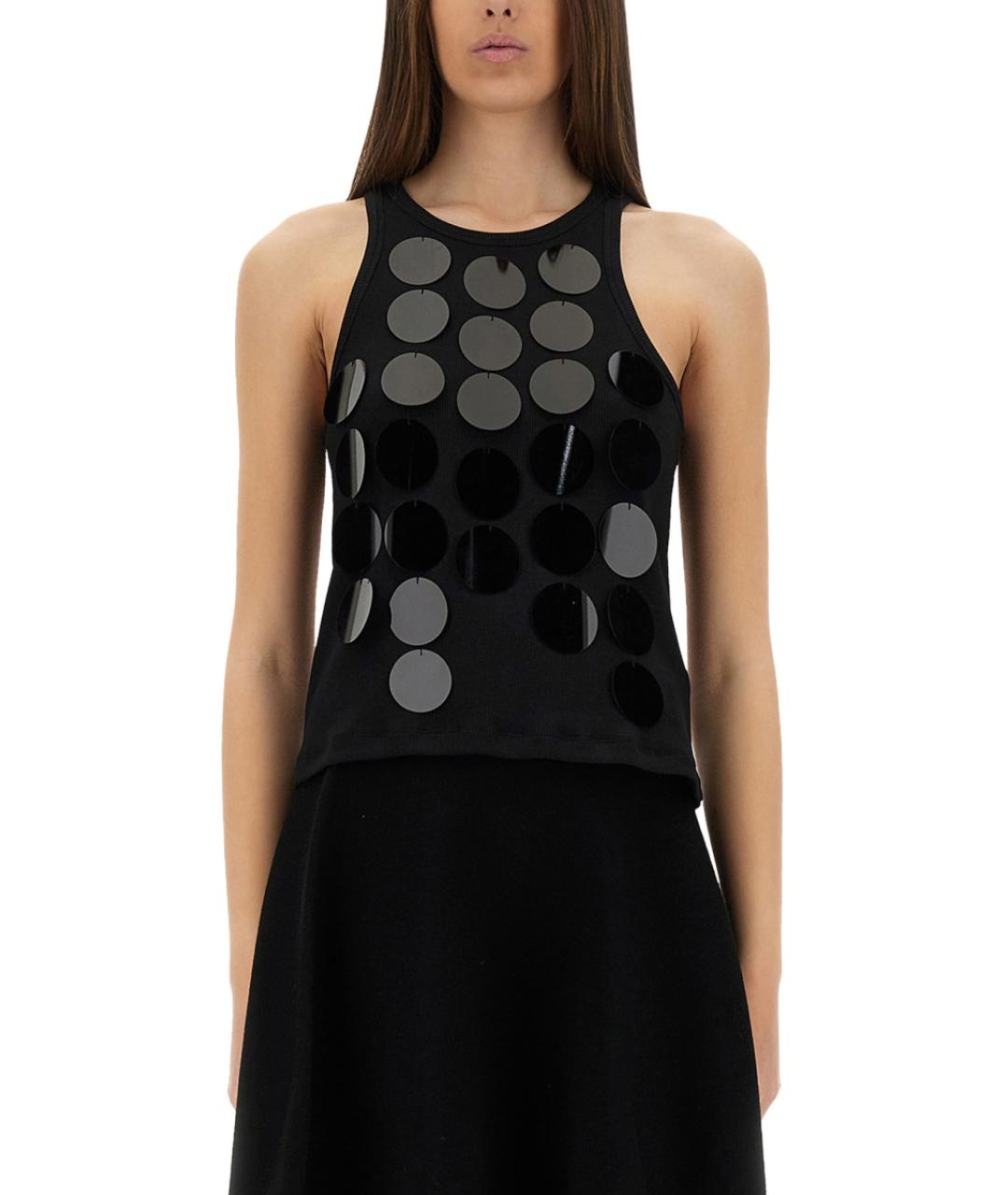 MSGM Черная хлопковая блузы, фото 5