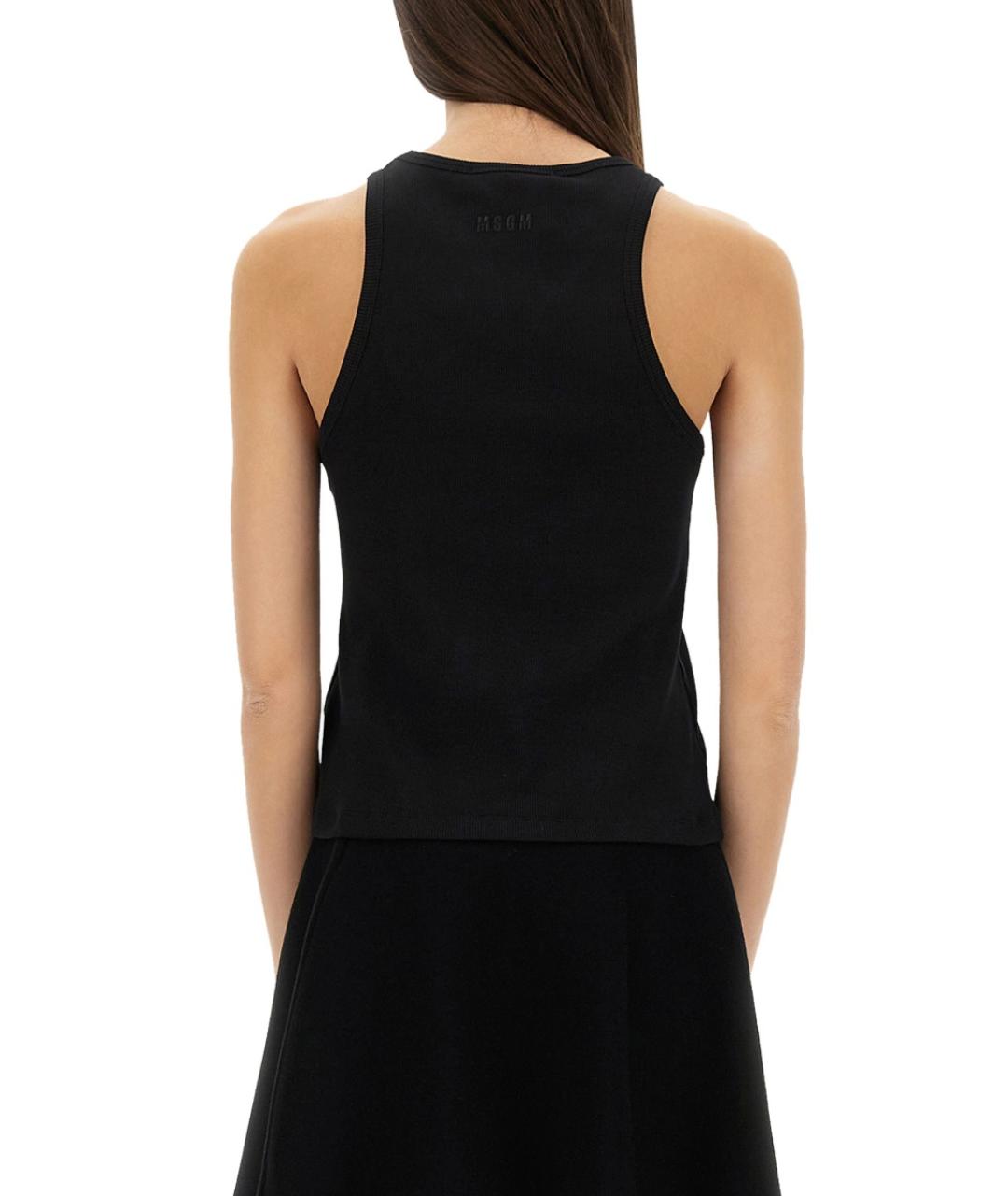 MSGM Черная хлопковая блузы, фото 3