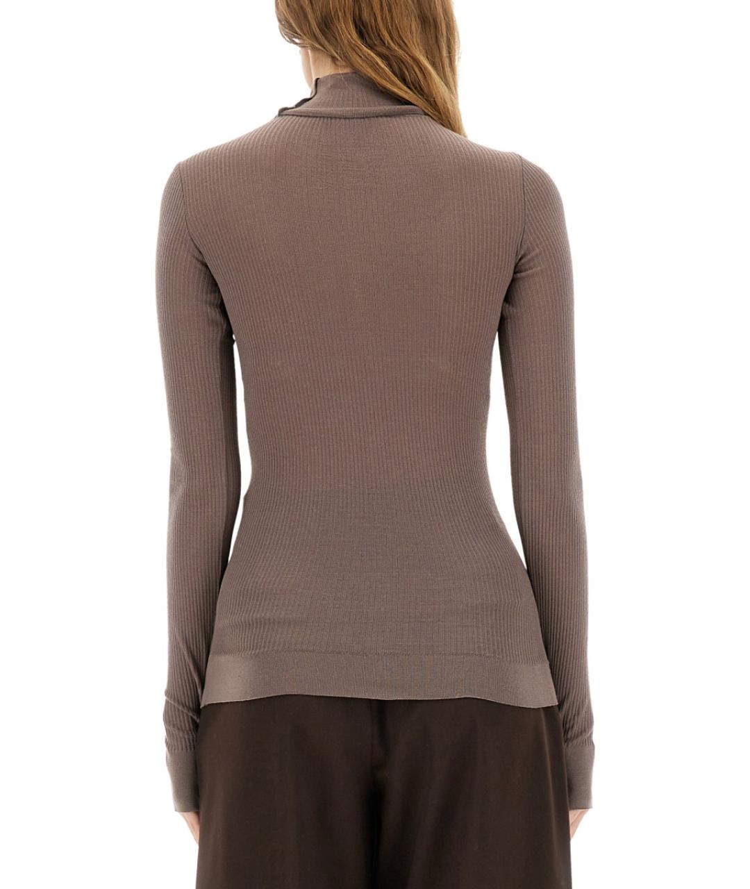 LEMAIRE Коричневая шерстяная водолазка, фото 3