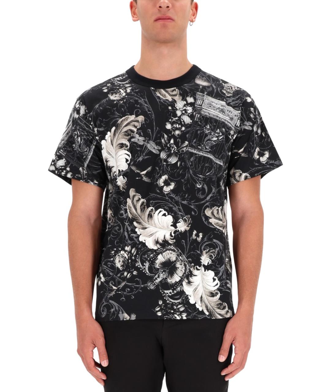 VERSACE JEANS COUTURE Мульти хлопковая футболка, фото 2