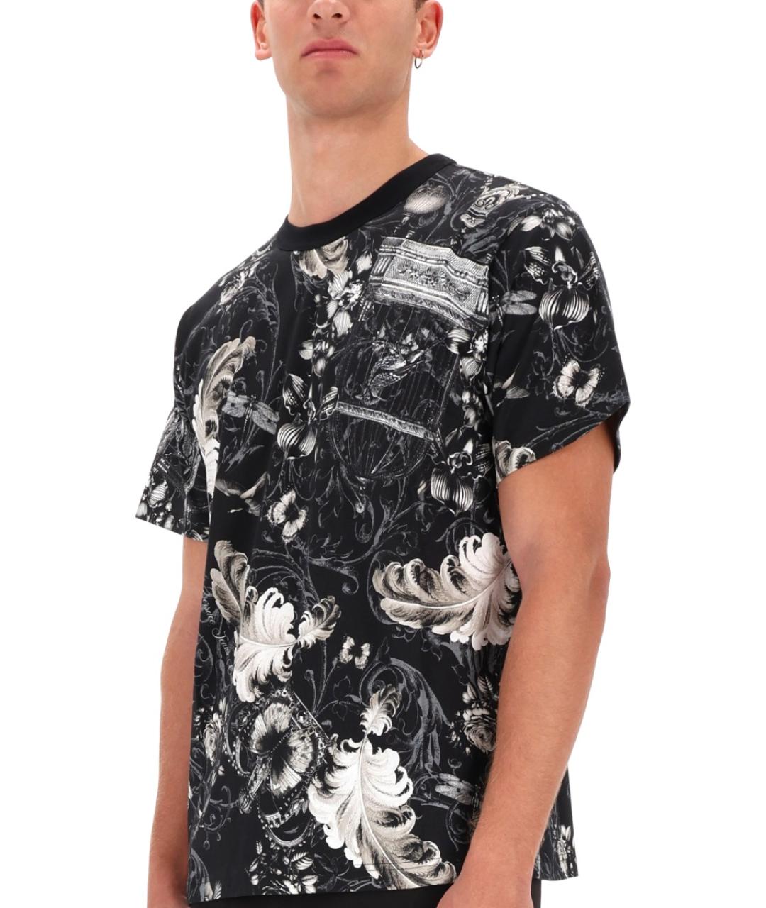 VERSACE JEANS COUTURE Мульти хлопковая футболка, фото 4