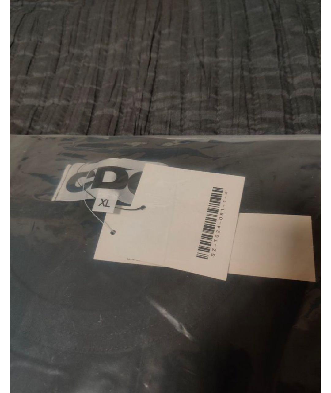 COMME DES GARÇONS Черная хлопковая футболка, фото 5