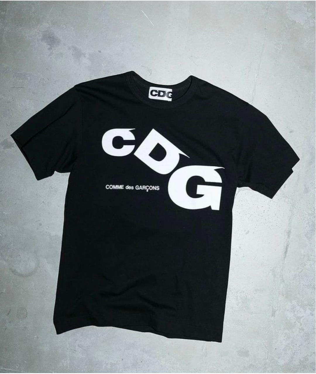 COMME DES GARÇONS Черная хлопковая футболка, фото 6