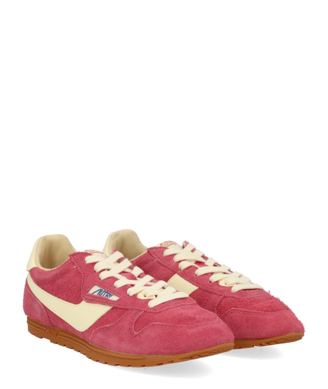 AUTRY Розовые замшевые кроссовки, фото 2