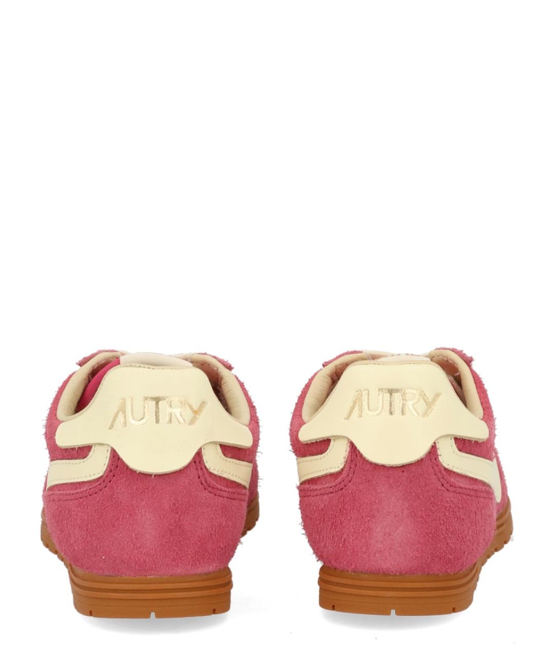 AUTRY Розовые замшевые кроссовки, фото 4