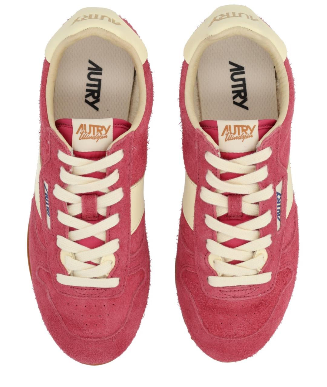 AUTRY Розовые замшевые кроссовки, фото 5