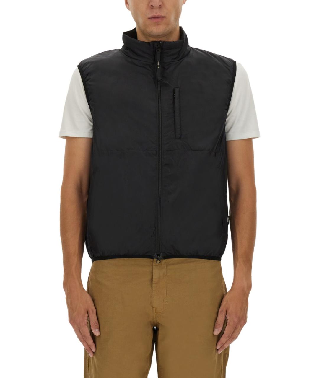 ASPESI Черный полиамидовый жилет, фото 5