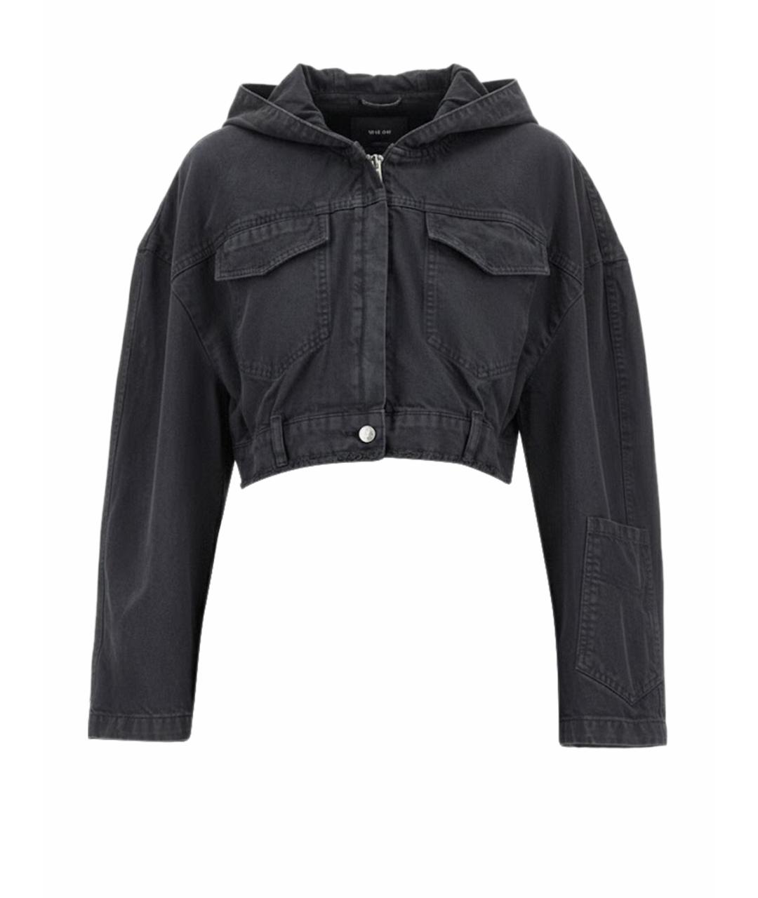 MOSCHINO JEANS Черная хлопковая куртка, фото 1